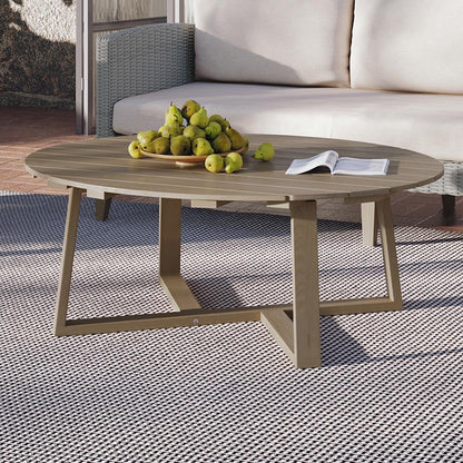 New Classic Furniture - Carezza Patio Coffee Table-Natural Beige - G852-CT veiw 5