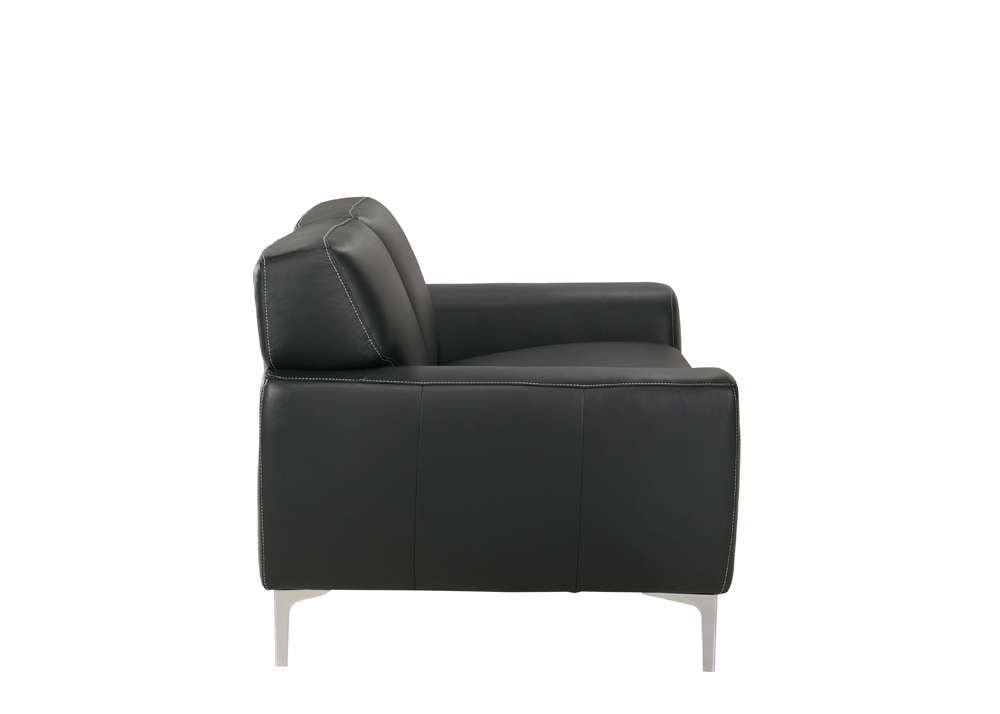 New Classic Furniture - Carrara Loveseat-Black - L986-20-BLK veiw 2