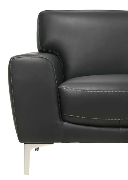 New Classic Furniture - Carrara Loveseat-Black - L986-20-BLK veiw 3