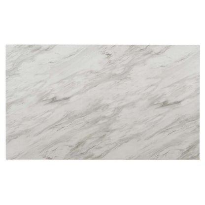 New Classic Furniture - Celeste 64in Dining Table-Espresso/Faux Marble - D400-10 veiw 5