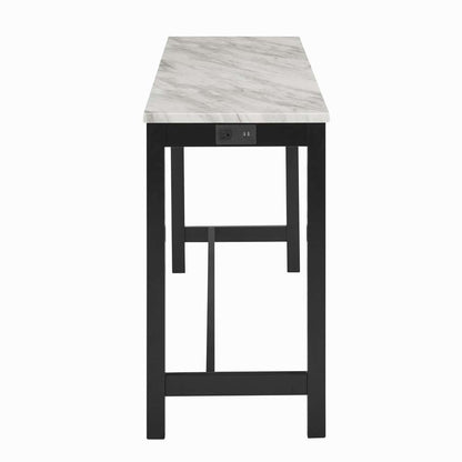 New Classic Furniture - Celeste Theater Bar Table With 3 Stools-Black - D400-B3S-BLK veiw 4