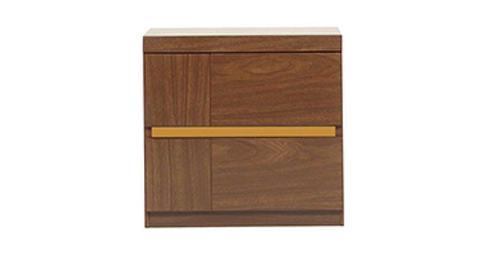 New Classic Furniture - Chadwick Nightstand-Walnut/Gold - B2053-040 veiw 1