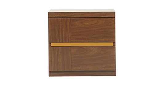 New Classic Furniture - Chadwick Nightstand-Walnut/Gold - B2053-040 veiw 1