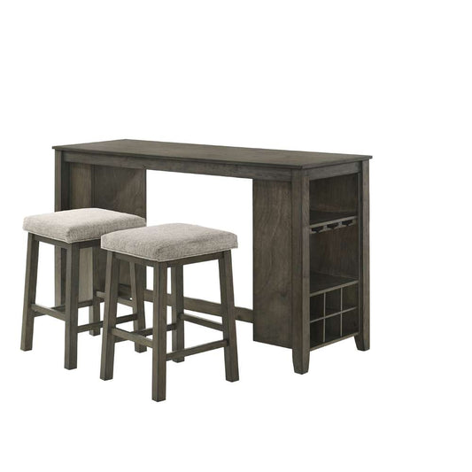 New Classic Furniture - Churon Gathering Bar Table & 2 Stools (3 Pc Set) - D321-3P veiw 1