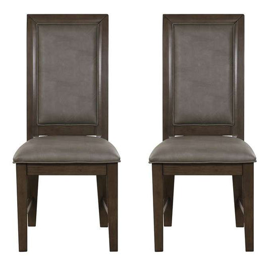 New Classic Furniture - Cityscape Dining Chair-Walnut (Set of 2) - D4212-20 veiw 1