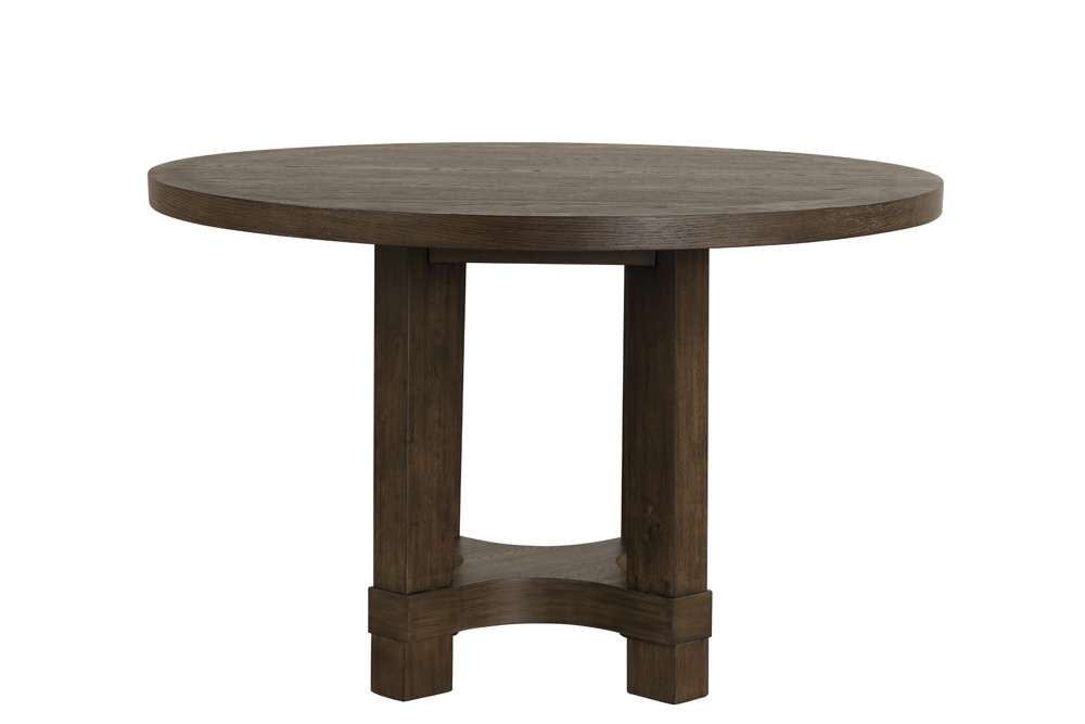 New Classic Furniture - Cityscape Round Dining Table-Walnut - D4212-11 veiw 1