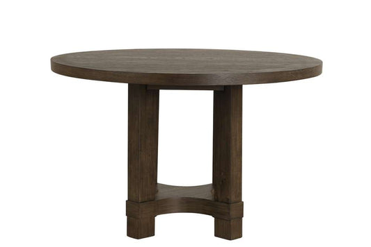 New Classic Furniture - Cityscape Round Dining Table-Walnut - D4212-11 veiw 1