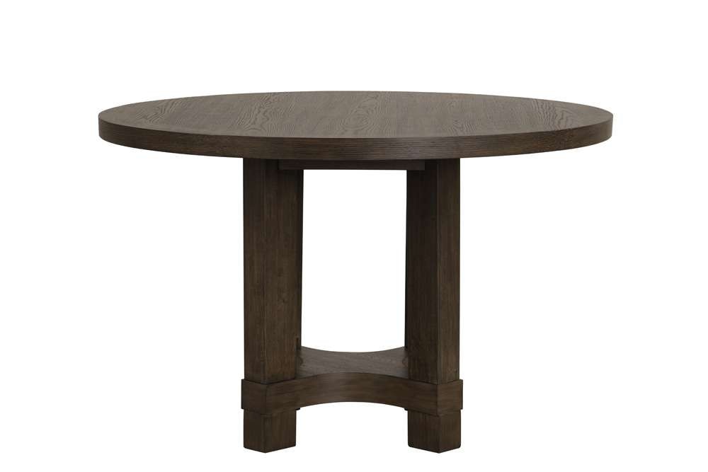 New Classic Furniture - Cityscape Round Dining Table-Walnut - D4212-11 veiw 3