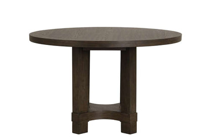 New Classic Furniture - Cityscape Round Dining Table-Walnut - D4212-11 veiw 3