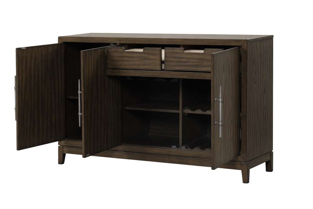 New Classic Furniture - Cityscape Server-Walnut - D4212-30 veiw 5