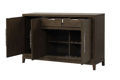 New Classic Furniture - Cityscape Server-Walnut - D4212-30 veiw 5