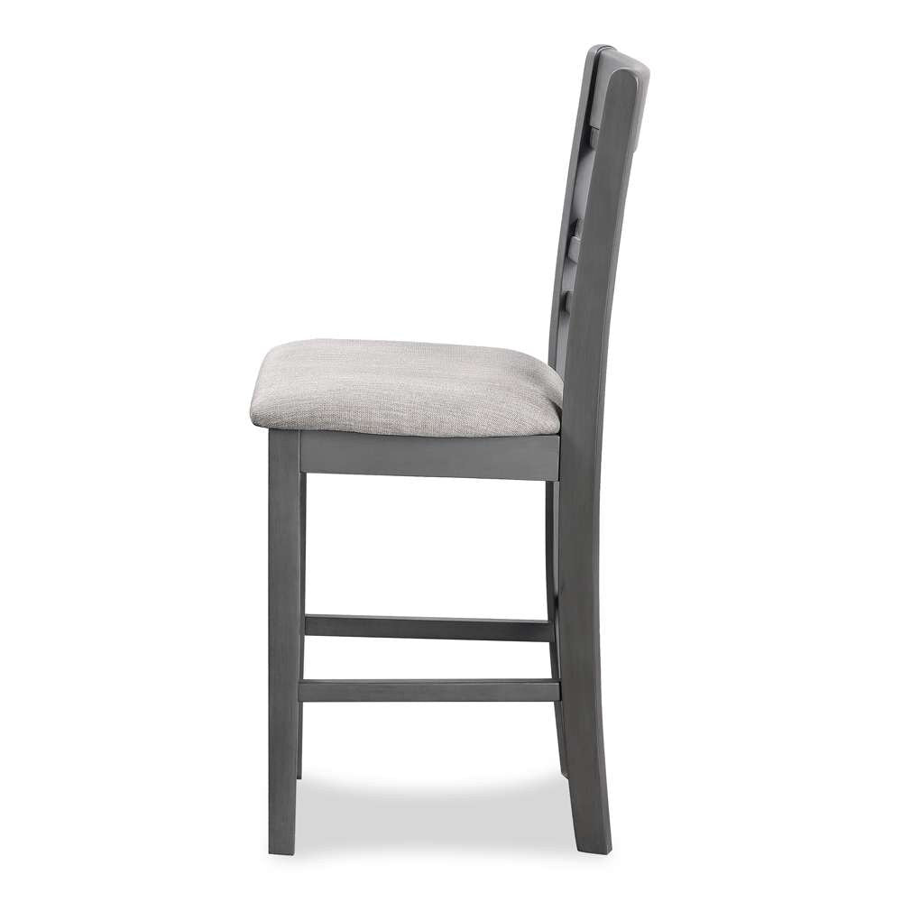 New Classic Furniture - Cori Counter 5 Pc Set-Gray - D1719-52S-GRY view 7