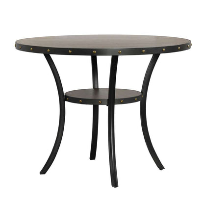 New Classic Furniture - Crispin 48in Round Counter Table-Gray - D162G-CT-GRY veiw 1
