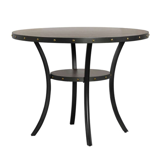 New Classic Furniture - Crispin 48in Round Counter Table-Gray - D162G-CT-GRY veiw 1