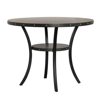 New Classic Furniture - Crispin 48in Round Counter Table-Gray - D162G-CT-GRY veiw 3