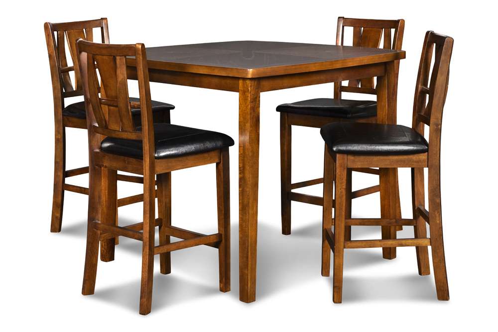 New Classic Furniture - Dixon Counter Dining 5 Pc Set-Dk Espresso - D1426-52S veiw 1
