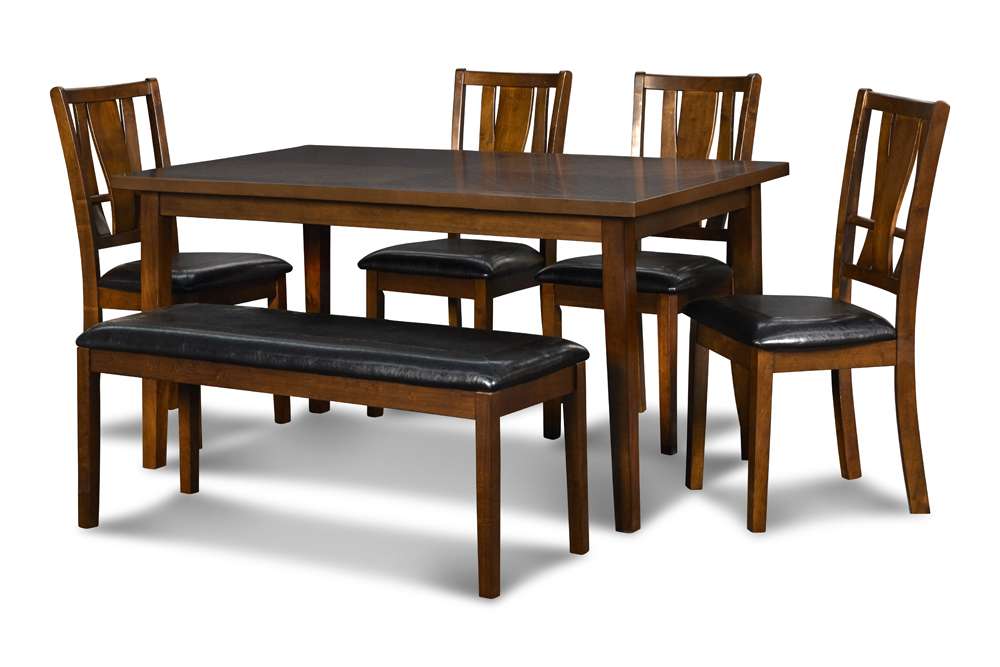 New Classic Furniture - Dixon Std Dining 6 Pc Set-Dk Espresso - D1426-60S veiw 1