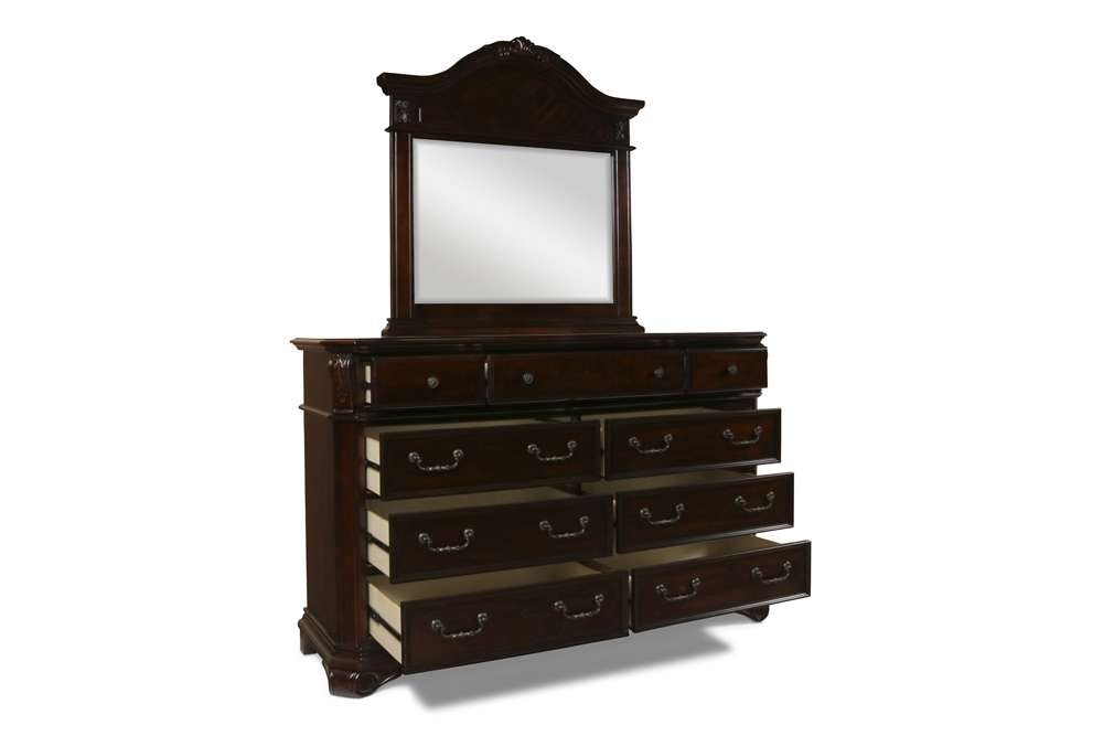 New Classic Furniture - Emilie Mirror- Tudor Brown - BH1841-060 veiw 2
