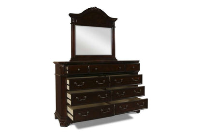 New Classic Furniture - Emilie Mirror- Tudor Brown - BH1841-060 veiw 2