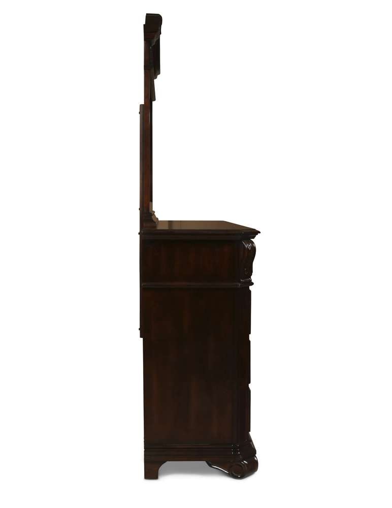 New Classic Furniture - Emilie Mirror- Tudor Brown - BH1841-060 veiw 3