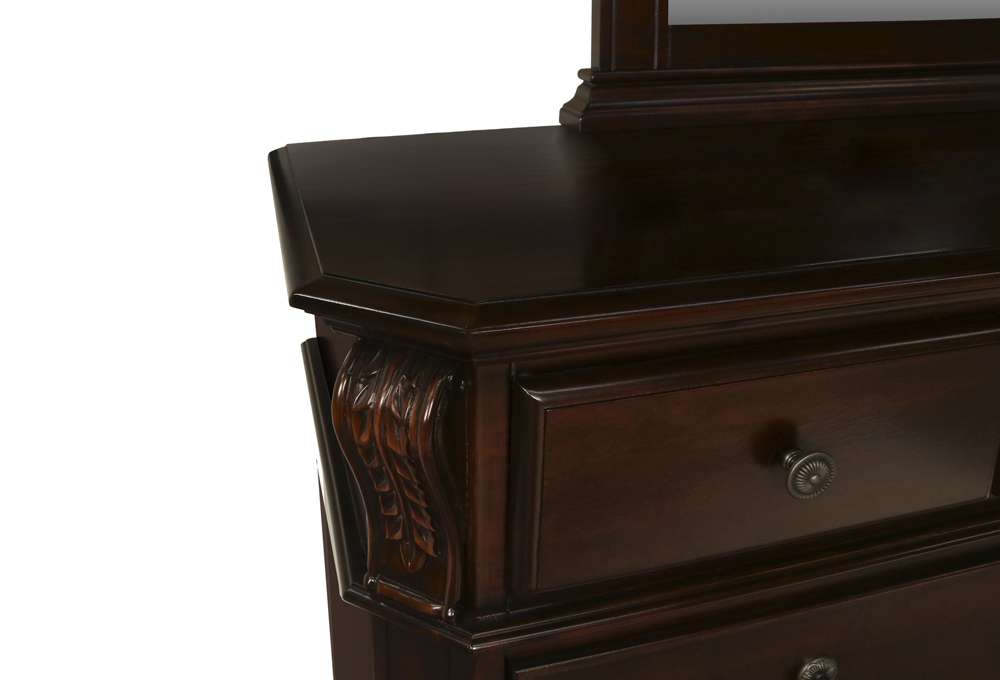 New Classic Furniture - Emilie Mirror- Tudor Brown - BH1841-060 veiw 6