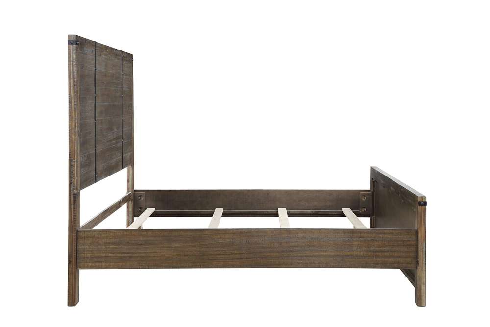 New Classic Furniture - Galleon Walnut 5/0 Queen Bed - 00-1111-300 veiw 4