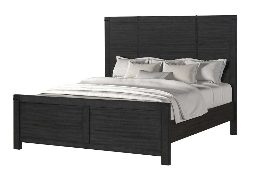 New Classic Furniture - Galleon Wood Queen Bed, Rustic Gray - 00-B1111G-300 veiw 1