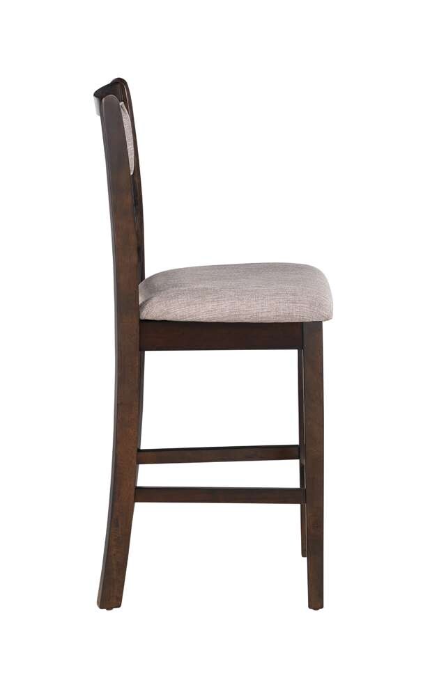 New Classic Furniture - Gia 5Pc 42in Square Counter Table & 4 Chairs-Cherry - D1701-542-CHY view 10