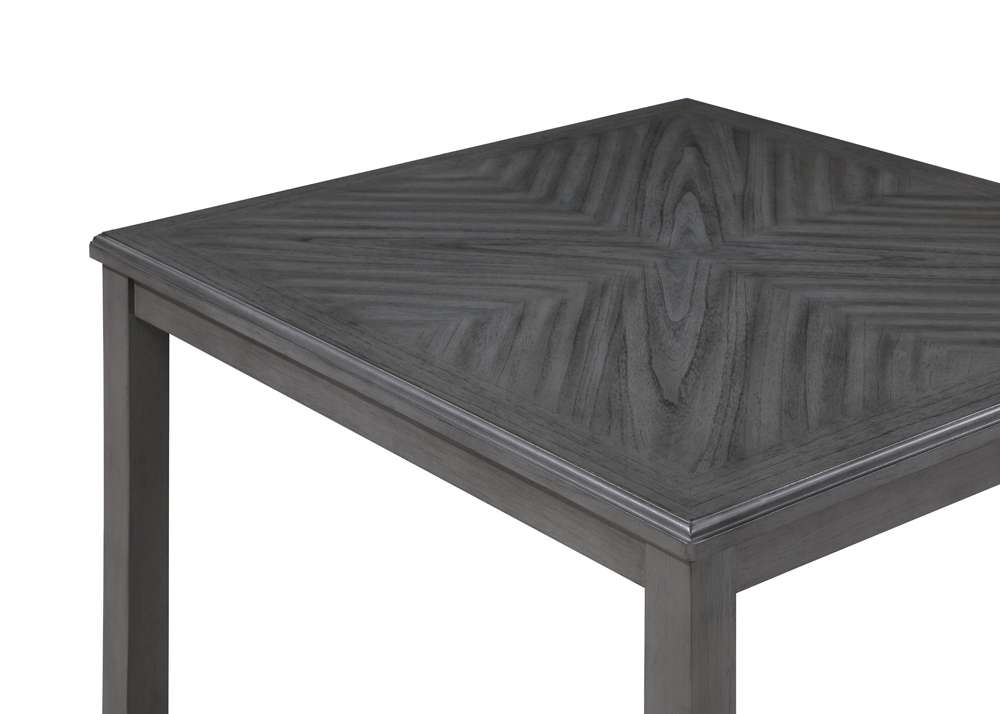 New Classic Furniture - Gia 5Pc 42in Square Counter Table & 4 Chairs-Gray - D1701-542-GRY view 6