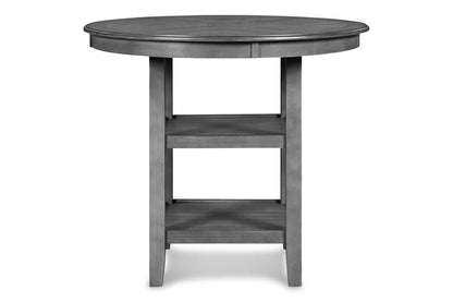 New Classic Furniture - Gia Round Counter Dining 5 Pc Set - Gray - D1701-52S-GRY view 5