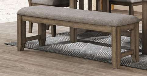 New Classic Furniture - Harrisburg Bench-Walnut - D3412-25 veiw 1