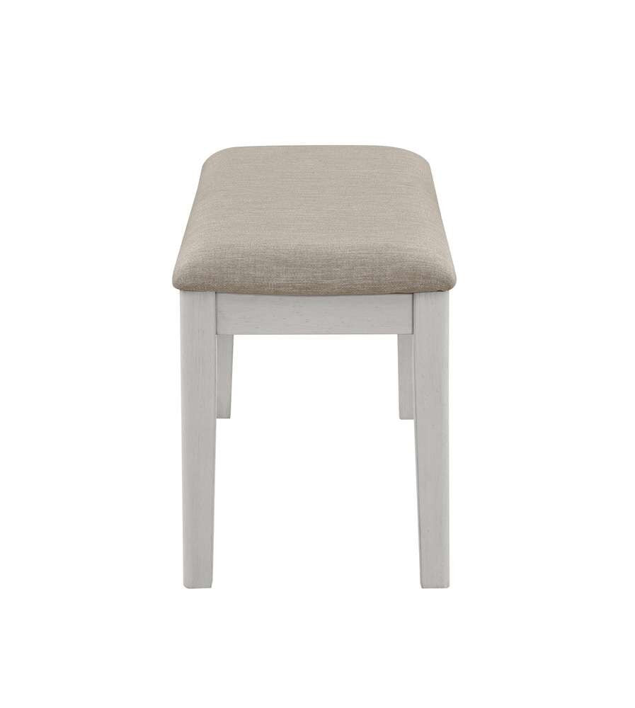 New Classic Furniture - Hudson Dining Bench-Creme - D3832C-25 veiw 3