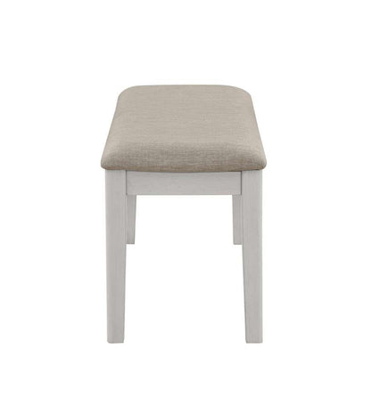 New Classic Furniture - Hudson Dining Bench-Creme - D3832C-25 veiw 3