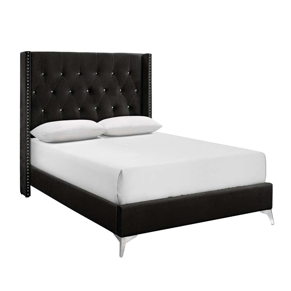 New Classic Furniture - Huxley 4/6 Full Bed Black - 00-3365-400 veiw 1