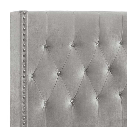 New Classic Furniture - Huxley 5/0 Queen Bed  Gray - 00-3365G-300 veiw 4