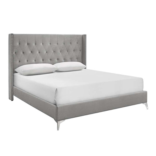 New Classic Furniture - Huxley 6/6 Ek Bed Gray - 00-3365G-100 veiw 1
