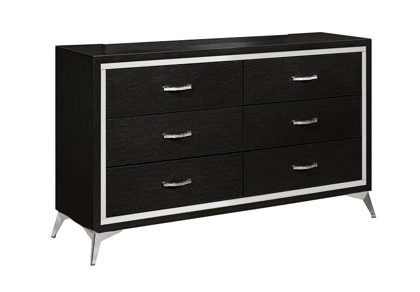New Classic Furniture - Huxley Dresser-Black - B3365-050 view 1
