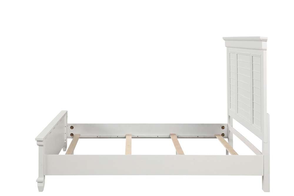 New Classic Furniture - Jamestown  - 5/0 Queen Bed W /Storage - Wht - 00-B2118S-300 veiw 5