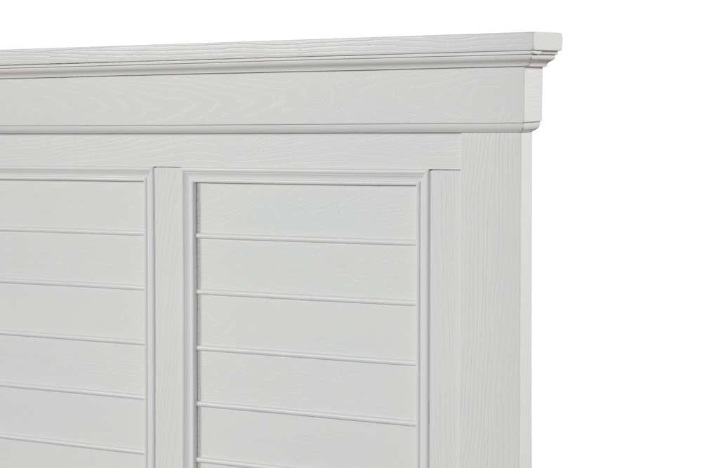 New Classic Furniture - Jamestown  - 5/0 Queen Bed W /Storage - Wht - 00-B2118S-300 veiw 6