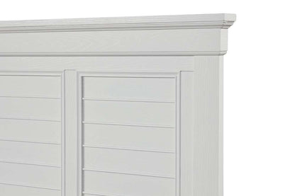 New Classic Furniture - Jamestown  - 5/0 Queen Bed W /Storage - Wht - 00-B2118S-300 veiw 6