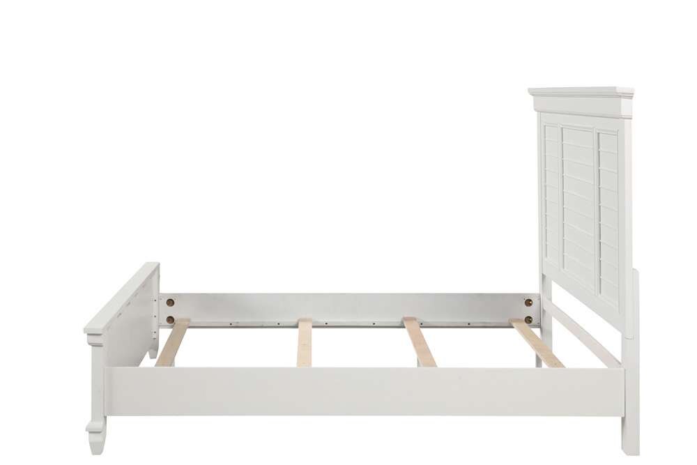 New Classic Furniture - Jamestown  - 5/0 Queen Bed White - 00-B2118-300 veiw 5