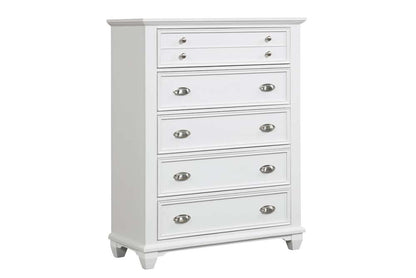 New Classic Furniture - Jamestown Chest- White - B2118-070 view 2