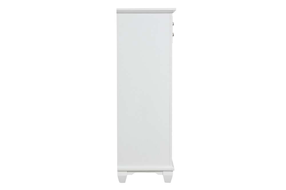 New Classic Furniture - Jamestown Chest- White - B2118-070 view 4