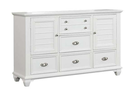 New Classic Furniture - Jamestown Dresser- White - B2118-050 veiw 1