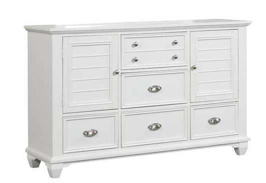 New Classic Furniture - Jamestown Dresser- White - B2118-050 veiw 1