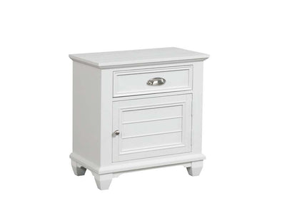 New Classic Furniture - Jamestown Nightstand- White - B2118-040 veiw 2