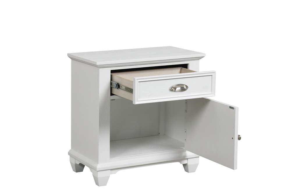 New Classic Furniture - Jamestown Nightstand- White - B2118-040 veiw 5