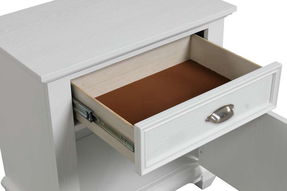 New Classic Furniture - Jamestown Nightstand- White - B2118-040 veiw 6