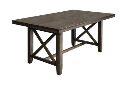 New Classic Furniture - Julius Dining Table-Walnut Brown - D1802-10 veiw 1