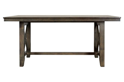 New Classic Furniture - Julius Dining Table-Walnut Brown - D1802-10 veiw 3
